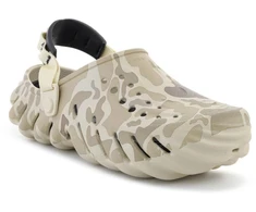 CROCS ECHO DUCK CAMO klumpės, kaulo/juoda spalva 211981-2YJ