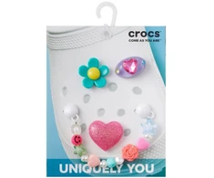 Crocs Jibbitz™ madingų papuošalų 5 vienetų rinkinys, smeigtukai 10009877