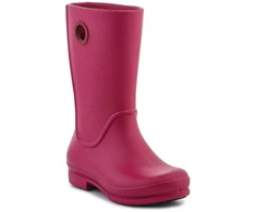 Crocs Mergaitiškos lietaus botai 50004-00209 Granatas