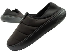 Crocs vyriškos šlepetės Classic Puff Galingumas juodos su pašiltinimu