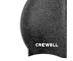 Crowell Recycling Perlės Silikoninė Plaukimo Kepuraitė, Juoda, Sk. 1