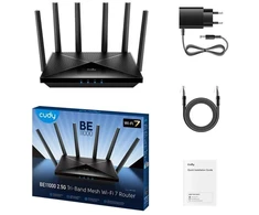 Ausinės CUDY WR11000 2,5G Wi-Fi 7 trijų dažnių maršrutizatorius