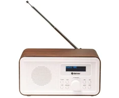 DAB+/FM radijas Denver DAB-30DW, tamsaus medžio