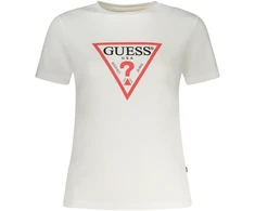 Damski T-shirt Guess Jeans slim fit su nadrukiem