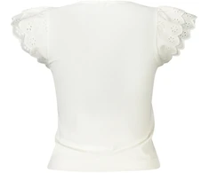 Damski T-shirt Guess Jeans su dekoltem w serek