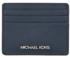 Damskie etui na karty Michael Kors 35H6STVD7L tamsiai mėlyna