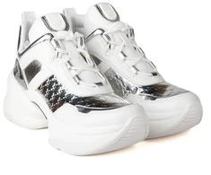 Damskie sneakersy Michael Kors 49F5OLFS1M Sidabrinė