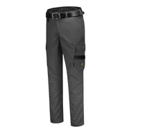 Darbo kelnės su elastiniu juosmeniu Malfini Twill, tamsiai pilkos
