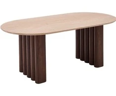 DARIO Ovalus Stalas (200 cm) - Riešutmedžio Elegancija Jūsų Namams