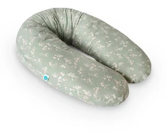 CebaBaby maitinimo pagalvė dżersej multi žalia gėlės W-880-000-826