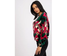 Daugiaspalvė velūrinė palaidinė Italy Moda
