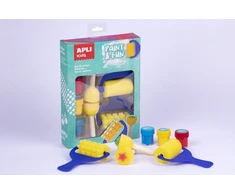 Dažymo rinkinys su voleliais, štampais ir tempera