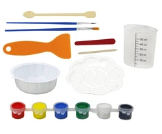 Lean Toys Vienaragių kūrybinis 3D gipso dažymo rinkinys