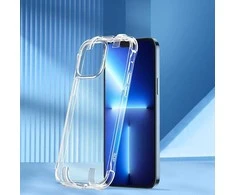 Defender serijos dėklas iPhone 13 Pro , tvirtas korpusas su kabliukais, permatomas (JR-BP955)