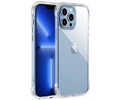 Defender serijos dėklas iPhone 13 Pro Max , tvirtas korpusas su kabliukais, permatomas (JR-BP956)