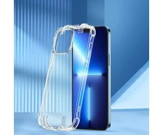 Defender serijos dėklas iPhone 13 , tvirtas korpusas su kabliukais, permatomas (JR-BP954)