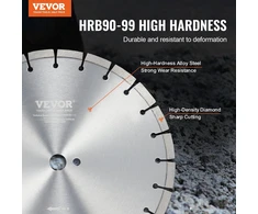 VEVOR Deimantinis pjovimo diskas 350 mm betono pjūklui