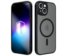 Dėklas 3mk Misty MagCase iPhone 14 telefonui, juodas
