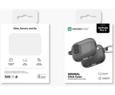 Dėklas AmazingThing Minimal Case for AirPods Pro 3 - Juodas