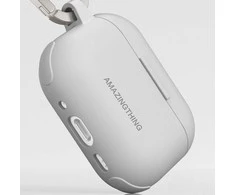„AmazingThing Omni“ dėklas „Titan“, skirtas „AirPods Pro 3“ ausinėms – Baltas