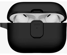 „Uniq Clyde“ dėklas, skirtas „AirPods Pro 3“ ausinėms – juodas ir pilkas