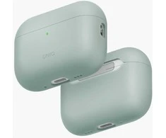 dėklas UNIQ Lino for AirPods Pro 3 gen Silicone žalias