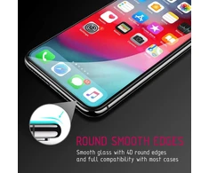 Crong Edge Glass – visiškai klijuojamas nuo krašto iki krašto 9H stiklo ekrano apsauginis stiklas skirtas Huawei Mate 20