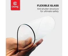 Crong 7D Nano Flexible Glass – Full Coverage Hybrid Screen Protector 9H Realme C11