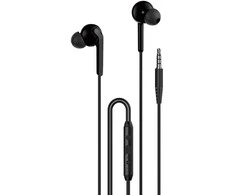 Dudao X3+ Įstatomos į ausis ausinės, su laidu, 3.5mm minijack - juodas