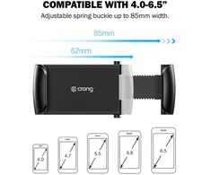 Telefono laikiklis Crong Universal Smart Car 4-6,7"
