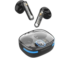 Dėklas Baltas Shark HYPERBEAT juodos Bluetooth į ausį įdedamos ausinės