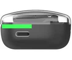 Dėklas Baltas Shark HYPERBEAT juodos Bluetooth į ausį įdedamos ausinės