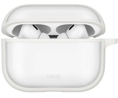 „Uniq Veren“ dėklas, skirtas „AirPods Pro 3“ ausinėms - Baltas