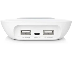 Dėklas Budi - Qi-certified charger delivers charge to your phone wirelessly