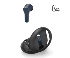 Dėklas Bluetooth ausinės su įkrovimo dėklu, juodos