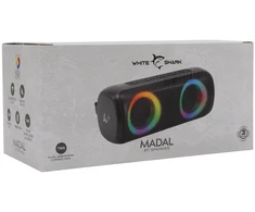 White Shark Bluetooth garsiakalbis Baltas Shark GBT-876 Madal, juodas