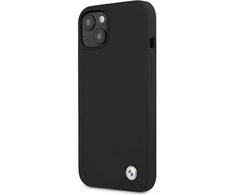 Dėklas BMW BMHCP13SSILBK iPhone 13 mini 5,4 Juodos spalvos/juodas deklas Silikoninis parašas