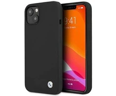 Dėklas BMW BMHCP13SSILBK iPhone 13 mini 5,4 Juodos spalvos/juodas deklas Silikoninis parašas