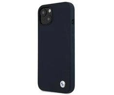 Dėklas BMW BMHCP13SSILNA iPhone 13 mini 5.4 tamsiai mėlyna/navy deklas Silikoninis parašas