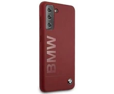 Dėklas BMW BMHCS21MSLBLRE S21+ G996 raudona/raudonas deklas Silikoninis parašo logotipas