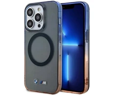 Dėklas BMW BMHMP14LHTGE Apple iPhone 14 Pro 6.1″ pilkos spalvos hardcase Gradient Bumper MagSafe case