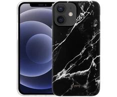 Crong Marble dėklas - dėklas skirtas Apple iPhone 12 Mini Juodas