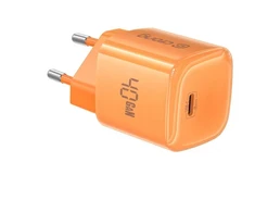 Crong NEO GaN įkroviklis USB-C 40 W, oranžinis