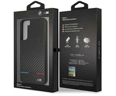 Dėklas deklas BMW BMHCS22MPUCARTCBK S22+ S906 juodas/Juodos spalvos M Collection Triangles