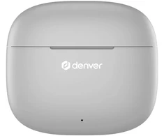 Dėklas Denver TWE-48 pilkos tikrai belaidės Bluetooth ausinės