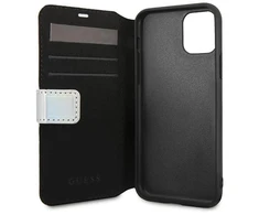 Dėklas [ ] Guess GUFLBKN58BLD iPhone 11 Pro sidabrinis / sidabrinis book Iridescent