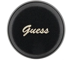 Dėklas Guess magnetinis Bluetooth garsiakalbis su MagSafe tvirtinimu, juodas