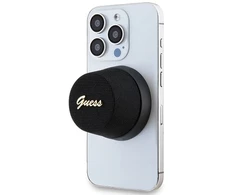 Dėklas Guess magnetinis Bluetooth garsiakalbis su MagSafe tvirtinimu, juodas