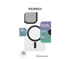 Incipio Velocity MagSafe - dėklas Apple iPhone 16 Pro Max Clear / Juodas