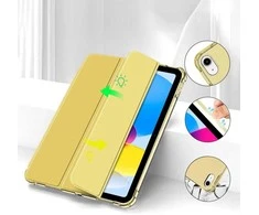 Dėklas iPad 10 / 2022 - geltona - permatoma